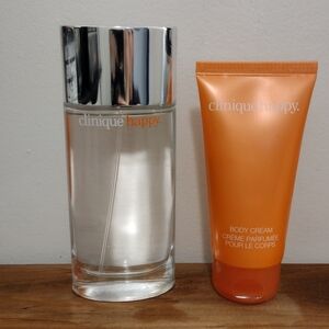 Clinique Happy Perfume and Body Cream Set